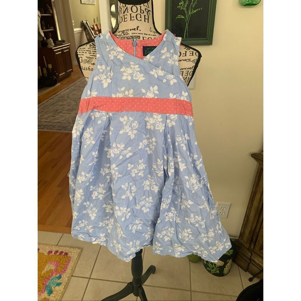 Mini Boden Blue Floral Dress